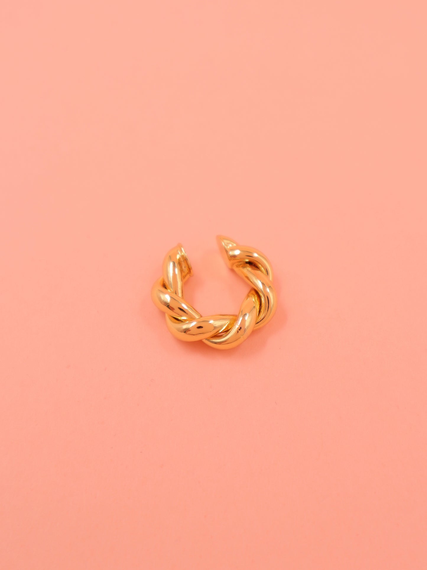 Earcuff gold twist