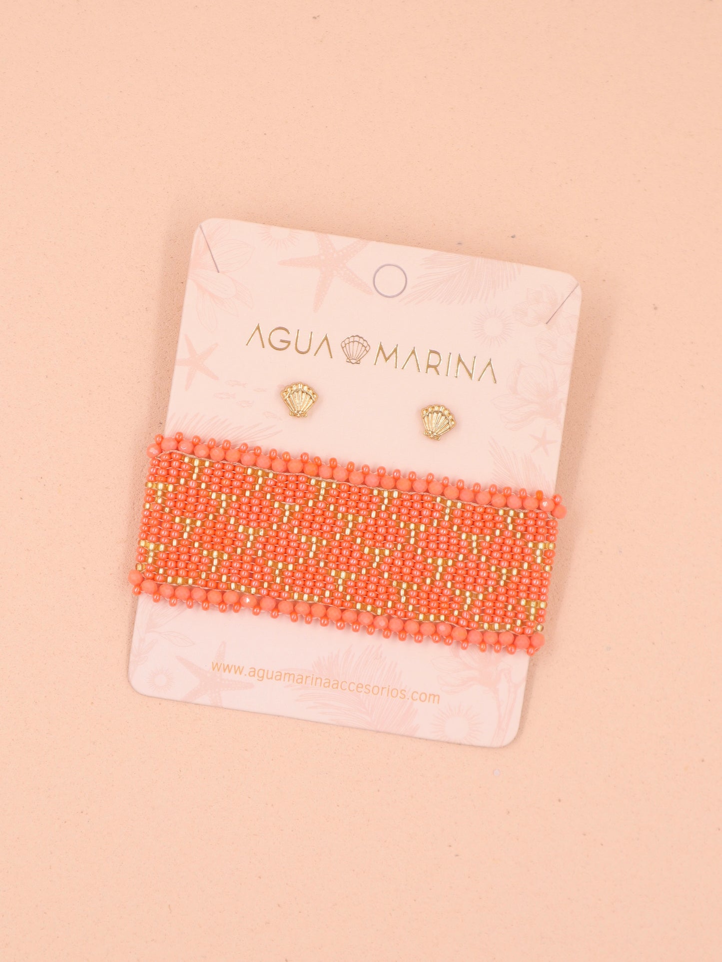 Pulsera MermaiSkin coral