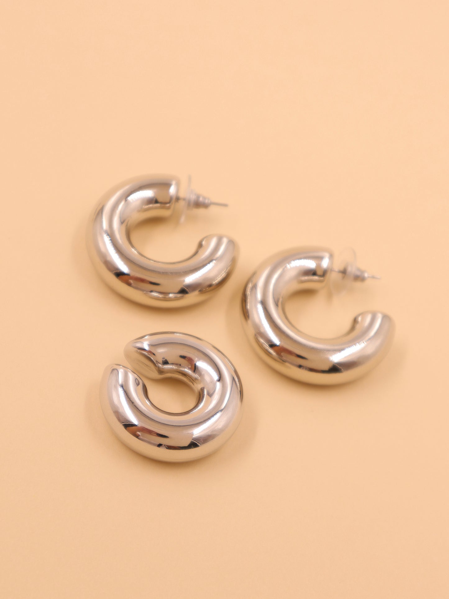 Earcuf silver chunky