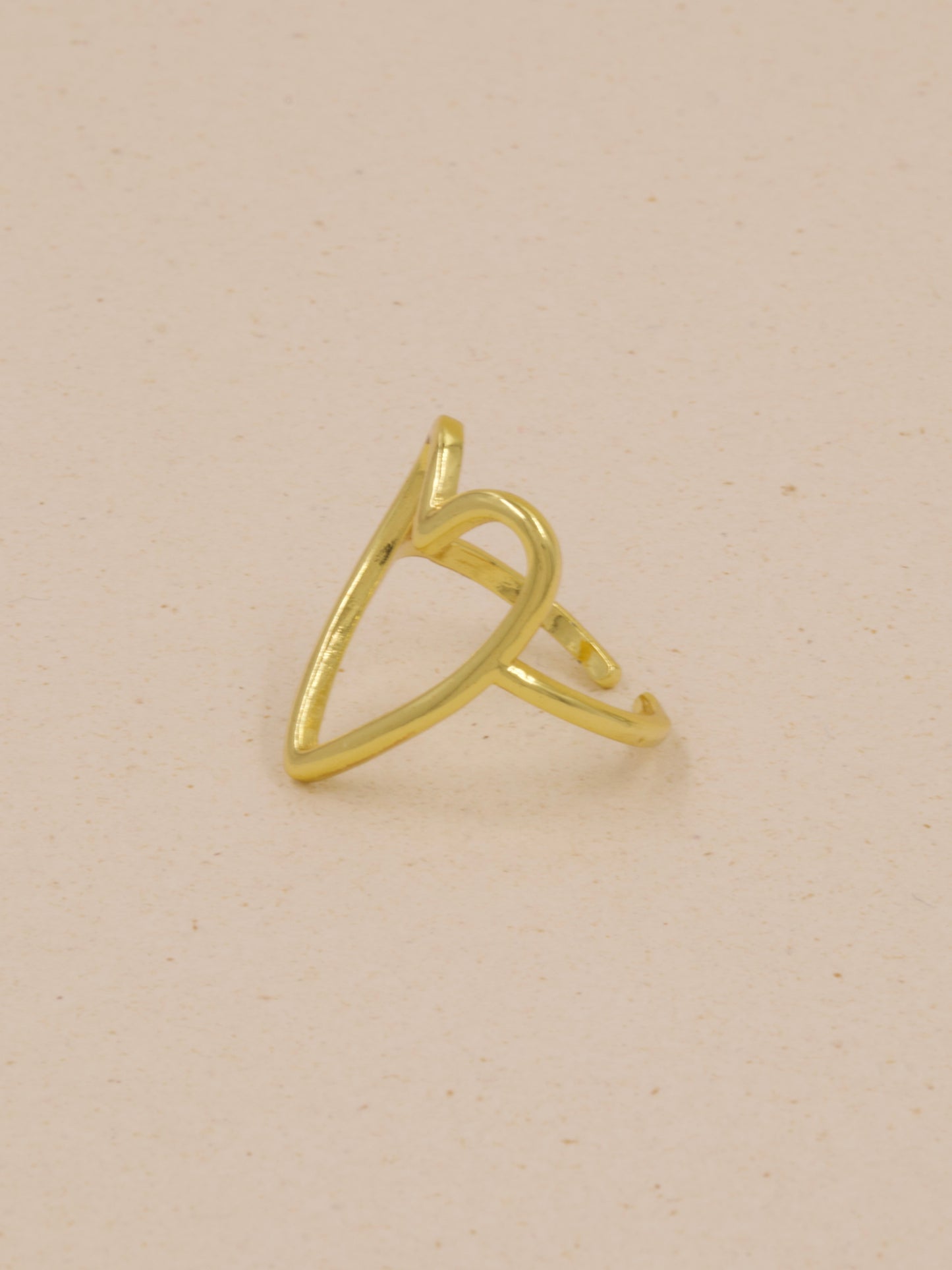 Anillo Corazón Esqueleto