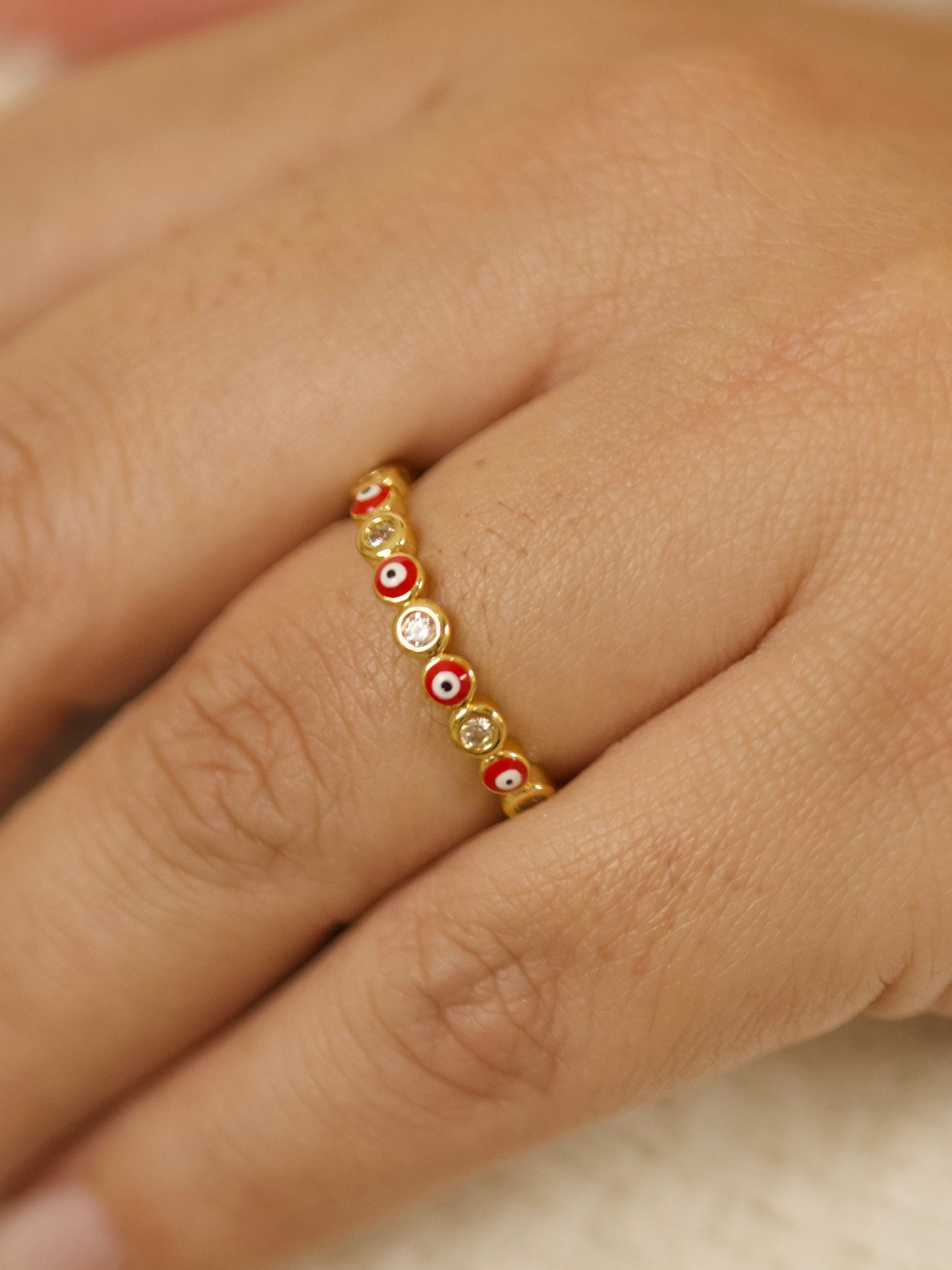 Anillo Ojitos Rojos